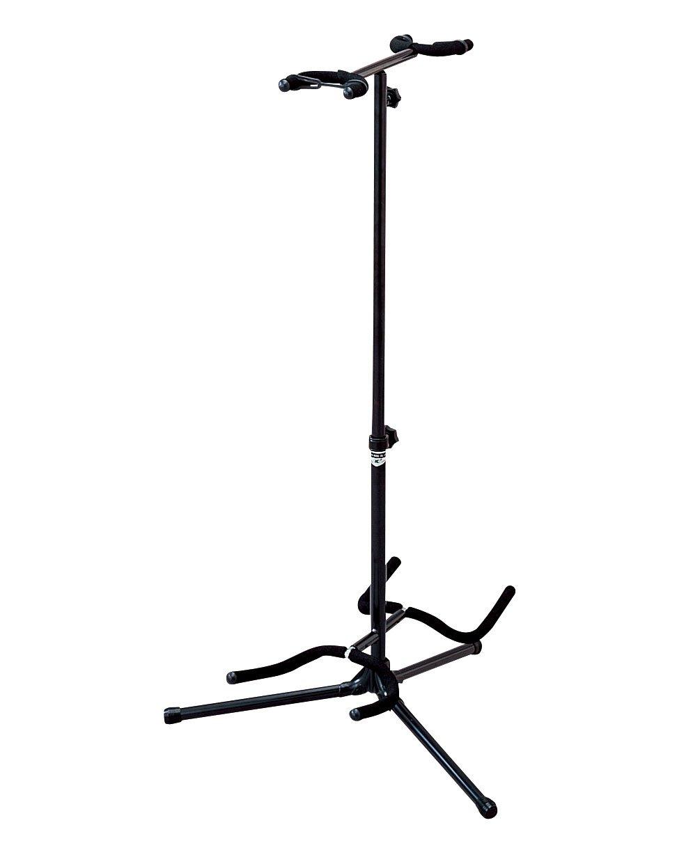 

Kikutani GS-109B2 Guitar Stand, Black, for Two Guitars, Lacquer Finish, Includes Rubber Anti-Tip Pads