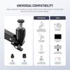 NEEWER Slim Microphone Arm Desk Mount with Damping, 360° Rotation, Articulating Boom Arm with Height Adjustable Pole and Cable Management Channel