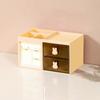 Drawer Pen Holder High-capacity Stationery Organizer Durable Pencil Storage Box  Desk
