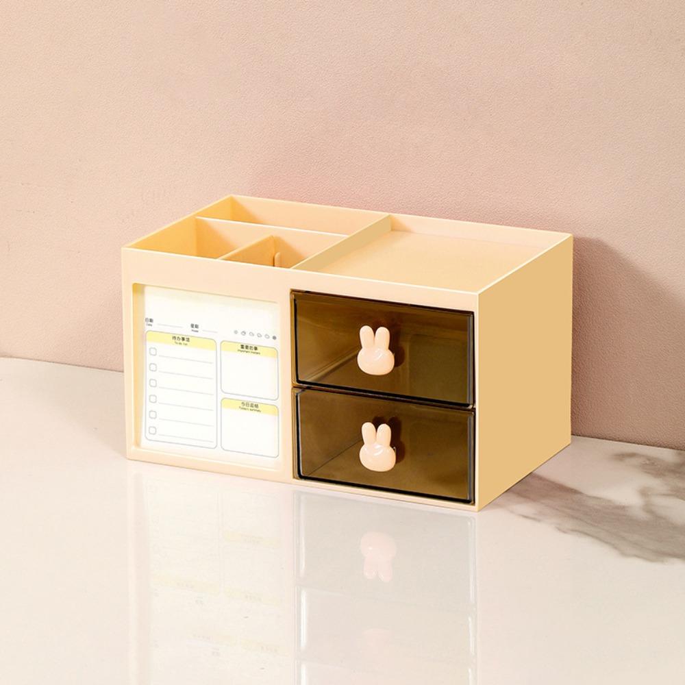 Drawer Pen Holder High-capacity Stationery Organizer Durable Pencil Storage Box  Desk