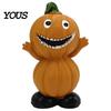 Eco-friendly Halloween Decor Pumpkin Figure Ornaments, Hand-Painted Resin Decorations with Unique Hand-painted Figures Expressions, Figurine