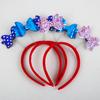 Fashion USA Independence Headbands for Girls Glitter Hair Bows Hairbands Star Bows Headbands Girls Kids Party Hair Accessories