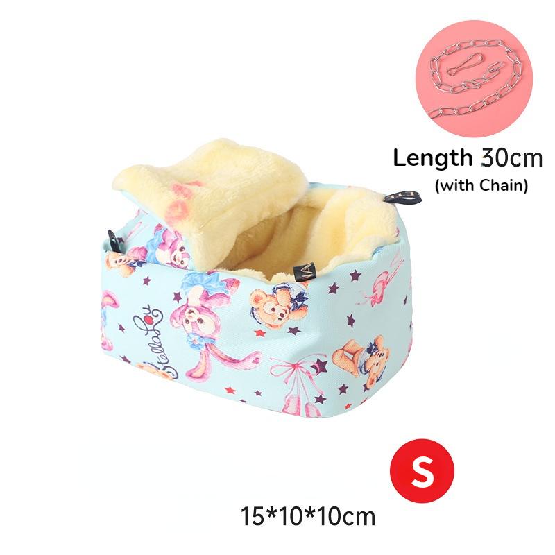 Pet Guinea Pig Sack Small Warm Nest Hanging Pet Hedgehog Squirrel Hamster Bed Waterproof Windproof Sleep Bag Winter Bed House