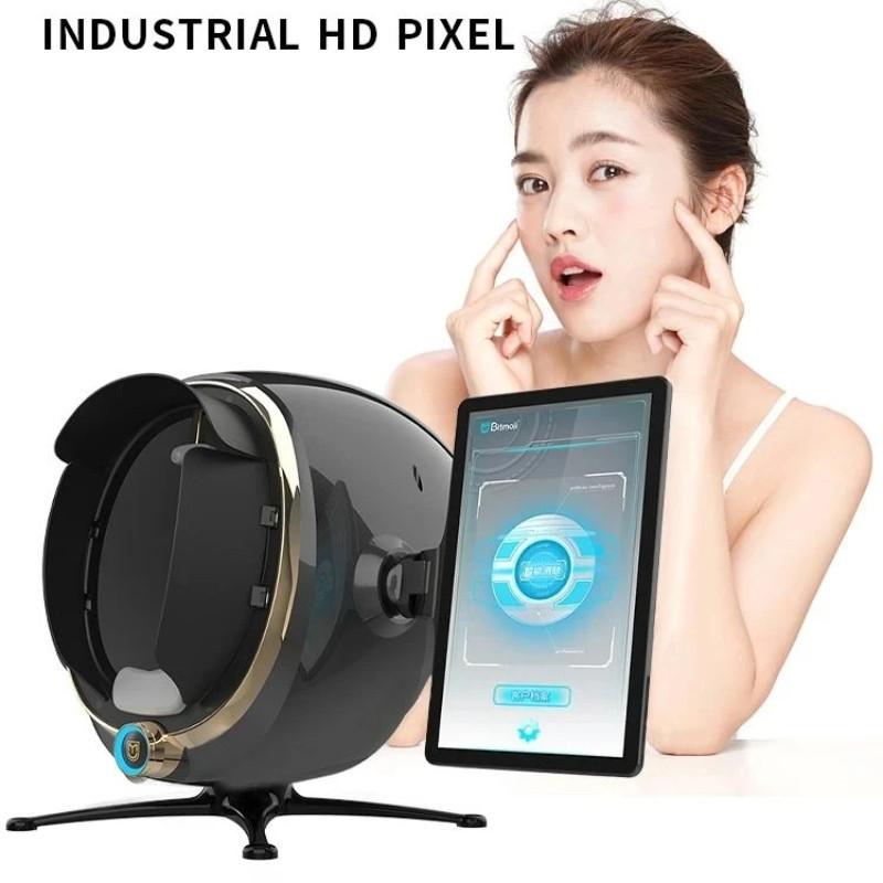 3D Skin Scanner Care Facial Analyzer Intelligence Face Camera Test Analysis Machine Portable Skin Testing Detector