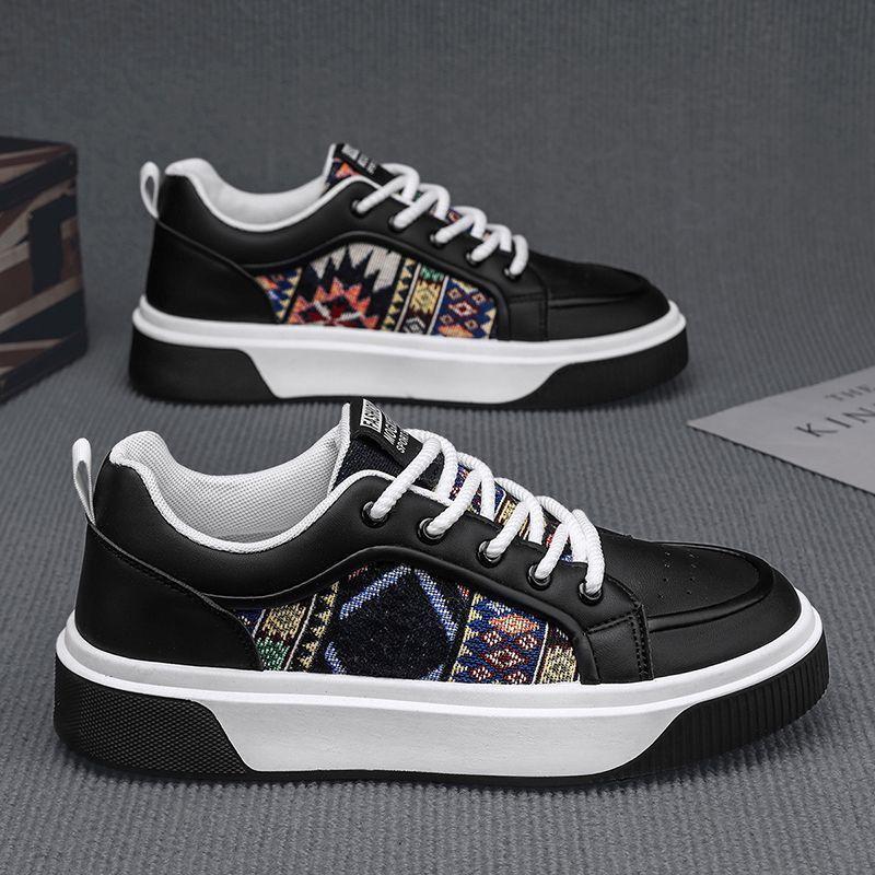 Popular 2025 autumn men's shoes new casual trend board shoes fashion versatile Internet celebrity platform sports ins trendy shoes