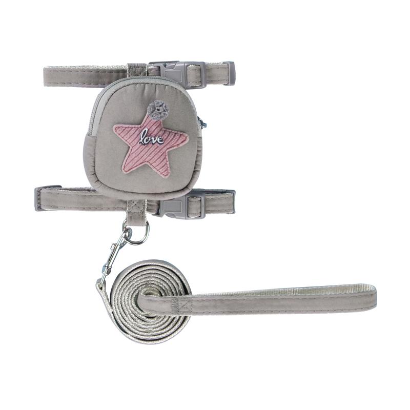 

Многоцелевые сумки для домашних животных для маленьких и средних собак, кошек, упряжь, рюкзак для щенков, походы на природу, закуски для собак, рюкзак, аксессуары для домашних животных S серый