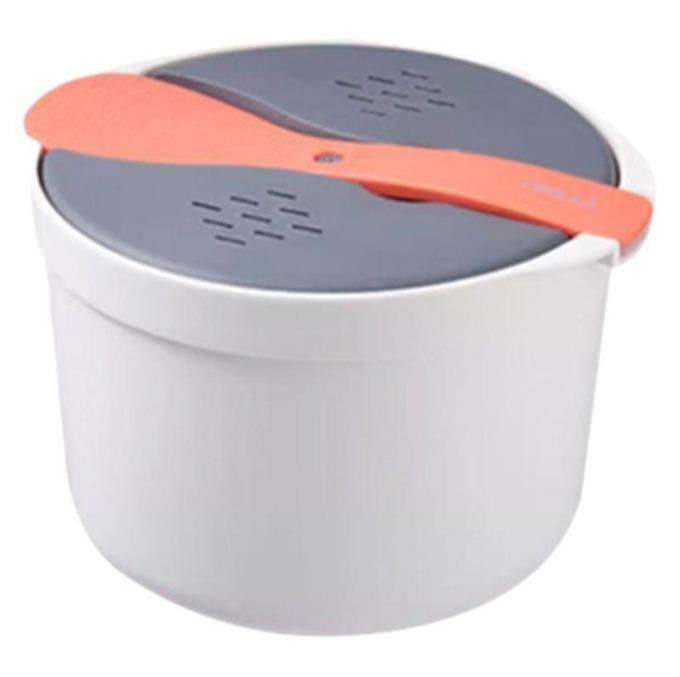 

Everyday Microwave Steamer & Rice Cooker: Multi-functional Food-grade Lunch Box Heater and Fresh-keeping Solution