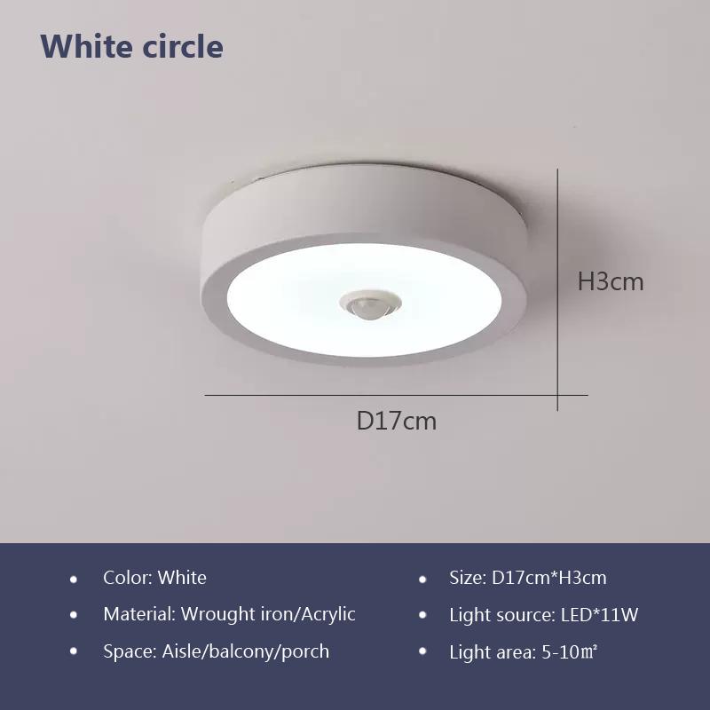 Modern LED Ceiling Lamp Human Body Induction Home Decor Fixture For Aisle Balcony Corridor Hallway Kitchen Ceiling Decor Lusters