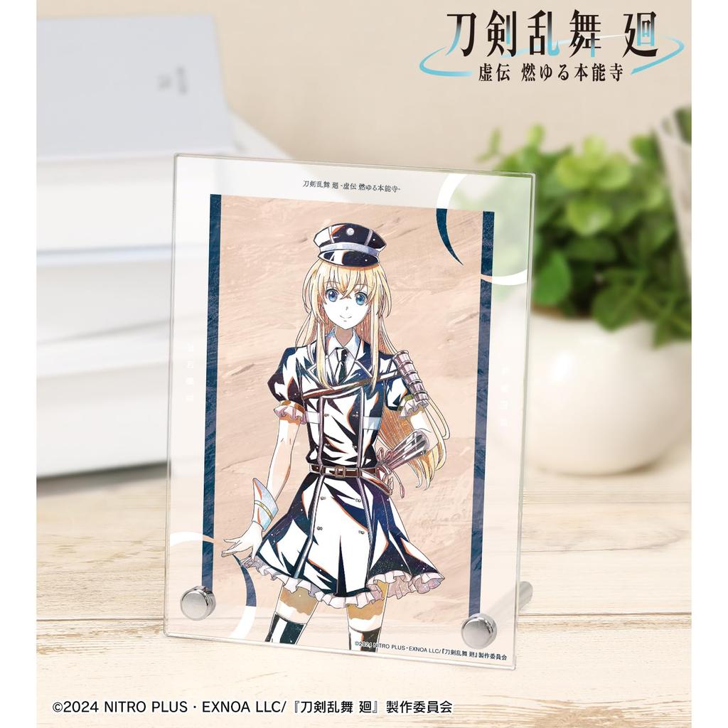 Anime "Touken Ranbu Kai Kyoden Burning Honnoji" Toushirou Touken Ranbu Kai Kyoden Burning Honnoji Ani Art 2nd Edition A6 Acrylic Panel