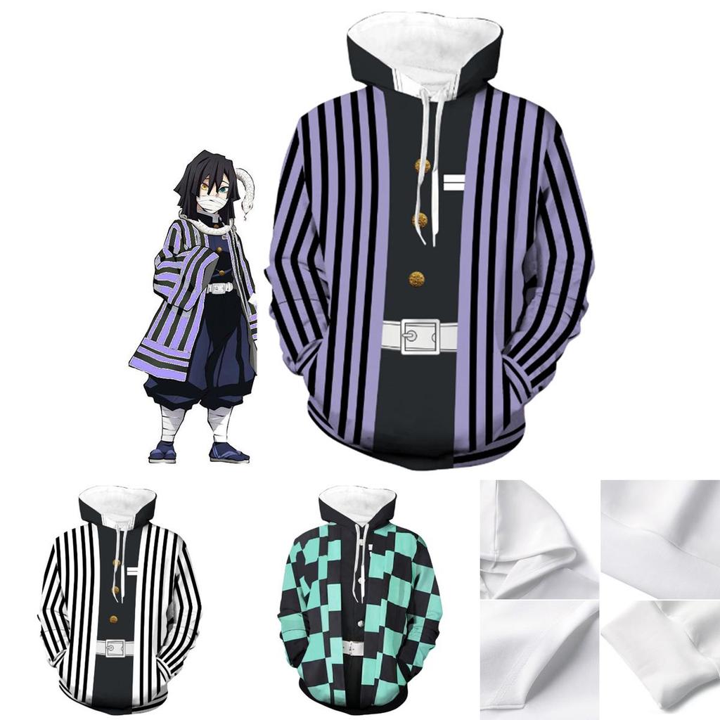 Slayer Kimetsu No Yaiba 3d Hoodie Sweatshirt With Comfortable Soft Material**