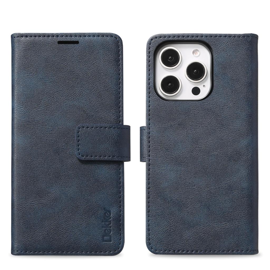 2 in 1 Detachable Card Solt Magnetic Wallet Leather Case For iPhone 16 Pro Max 15 Plus 14 13 12 Flip Bag Business For Magsafe