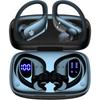 1PACK Wireless Earbud-style Bluetooth Headphones with LED Display, Featuring Stereo Sound Effect Suitable for Running Exercises or Fitness Activities.