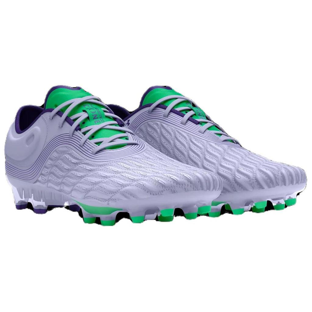 Under Armour Magnetico Elite 3 FG Celeste Vapor Green Men Sneakers Purple 3026740-501