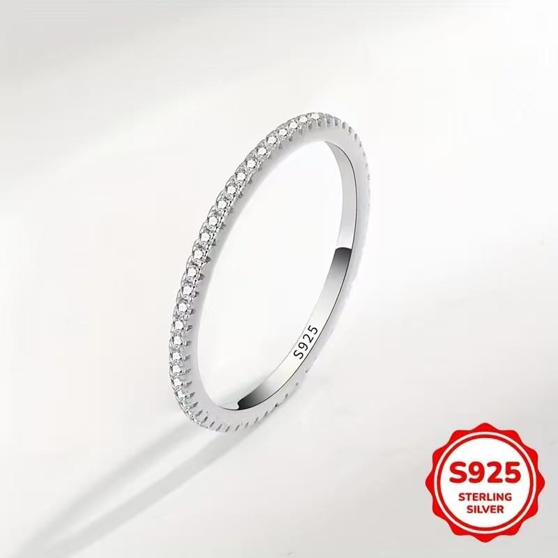 Six-claw Mosan Diamond Ring All-match Forest Style Ins Light Luxury Wedding Proposal Ring Women's Diamond-studded Ring
