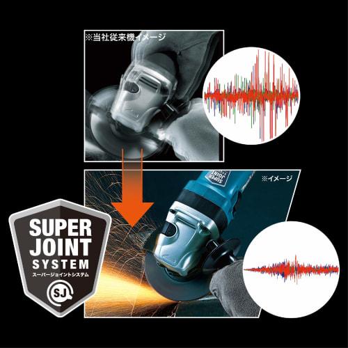 Makita Disc Grinder for AC 180mm Low Vibration Super Joint System Equipped with Maximum Output 2200W GA7061F