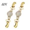 Clothing Fasteners 2Pcs Vintage Sweater Clips for Women Girls, Retro Faux Pearl And Rhinestones Cardigan Clips, Elegant Dress Decor Accessories Collar