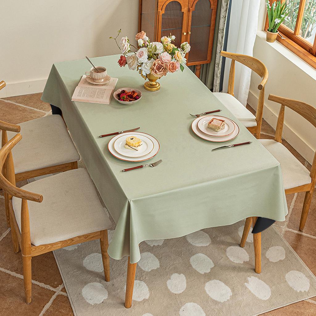Solid Color, Minimalist, Waterproof Wedding and Holiday Table Decorations, Outdoor Picnic Tablecloths, Kitchen Tablecloths
