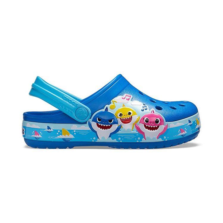 Crocs Classic Clog Fun Academy Shark Kids Footwear Blue 207066-4JL