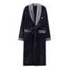 Men's Extra Long Plush Fleece Winter Bathrobe Pajamas