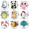 100PCS Cute Animals Cartoon Stickers Waterproof DIY Phone Laptop Guitar Notebook Suitcase Cup Kid Toy Graffiti