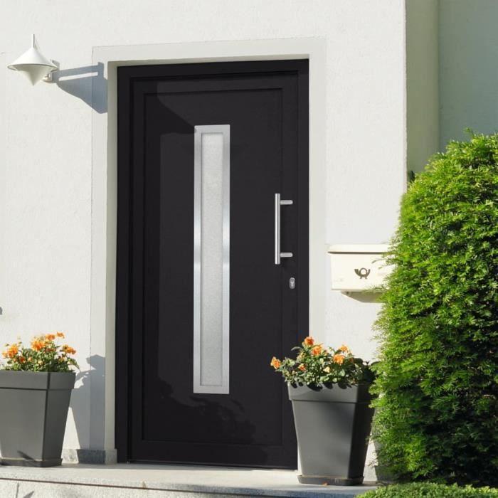 VidaXL Front Door Anthracite 108x208 Cm