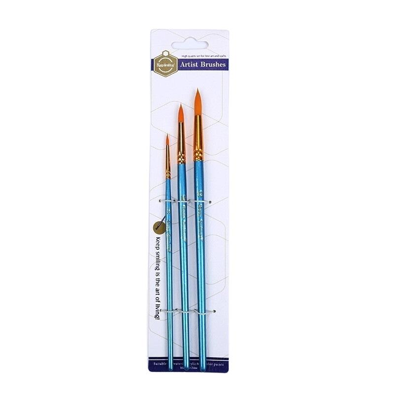 Professional Face Body Art Brush Nylon Artist Brush for Painting Acrylic Oil Watercolor Gouache