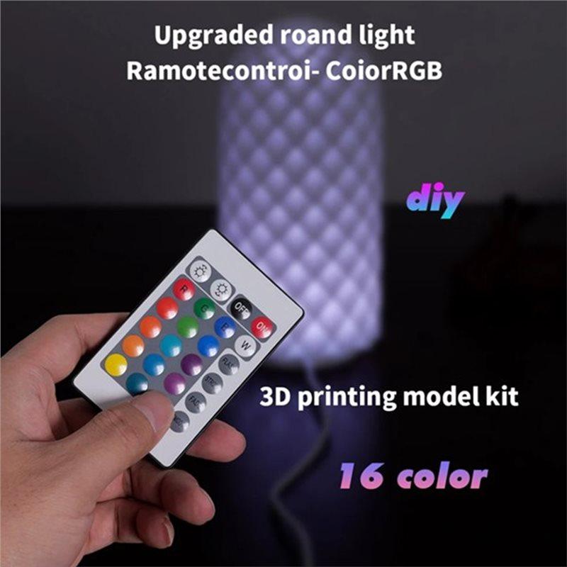 Einfache Verwendung Mehrfarbig Für LED-Lichtteile 5 Sätze DIY-Modell Für LED-Lampen-Kit, RGB 16 Farben 3D-Druckerlicht DIY-Hardware-Modelle