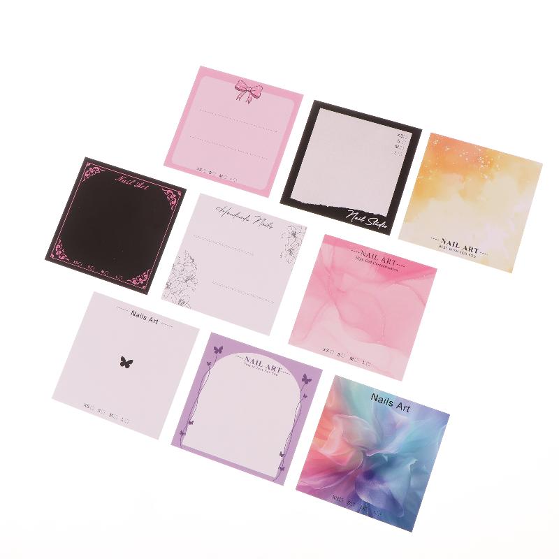 20 Sheets Press On Nail Bottom Butterfly Cardboard Photo Prop Handmade False Nail Art Tips Display Show Card Manicure Tools