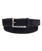 [Munsingwear] Belt, Elastic Mesh, Stretch Fit, Made In Japan, Golf, MG5FBL03M, Men's, BK00 (Black) F