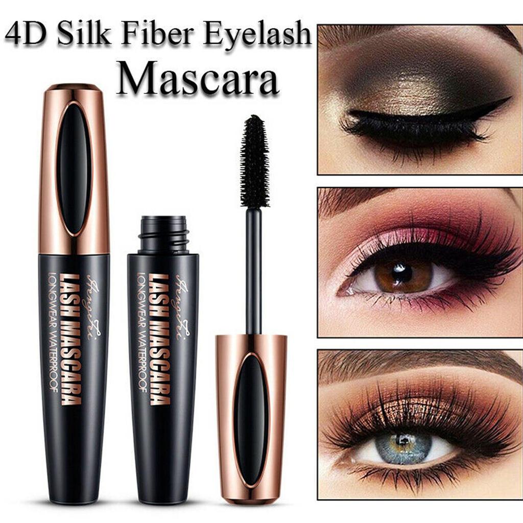 Mascara Long Curled Thick Waterproof Smudge-proof Easy To Portable Apply And W4A5