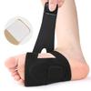 Arch Support Foot Pad with Cross Straps for Knock-Kneed and Flat Feet
