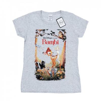 Womens/Ladies Bambi Retro Poster Cotton T-Shirt