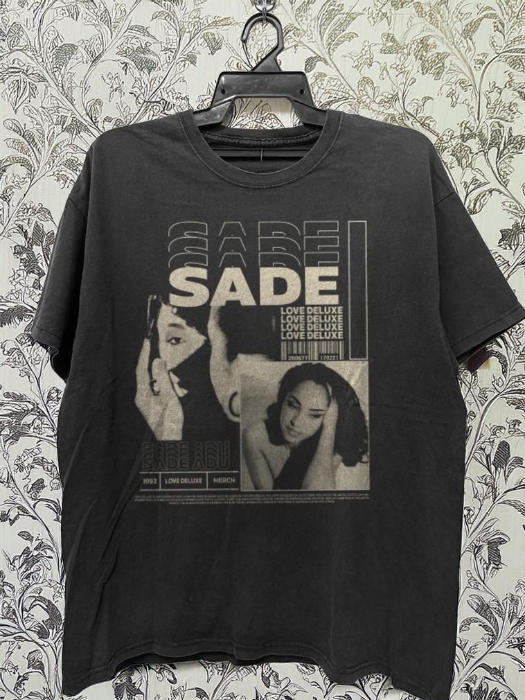 ГОРЯЧИЙ! Sade Adu Love Deluxe Унисекс Черная Хлопковая Футболка XXXXL