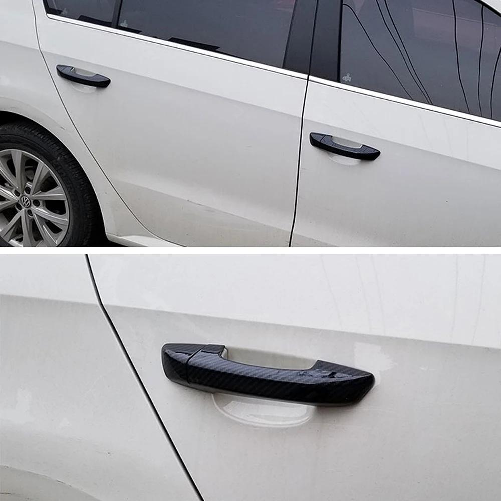 Pro Volkswagen VW Golf MK6 2008 2014 Karbonový potištěný vnější kryt bočních dveří Lišta lišta pro Škoda Superb B6
