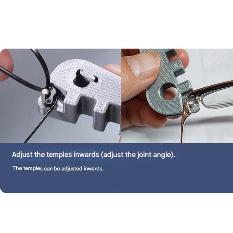 High Quality PETG Glasses Leg Adjuster Tool with Ergonomic Design for Easy Adjustment on Multiple Frames