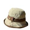 New Spring/Summer Quick-Dry Fisherman Hat for Women with Pearl Accents, Elegant and Fashionable for Travel, Face-Slimming, Versatile Sun Hat