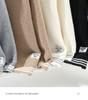 Men's Autumn/Winter Contrast Color Mock Neck Sweater: Trendy, Simple, and Handsome Knit Pullover