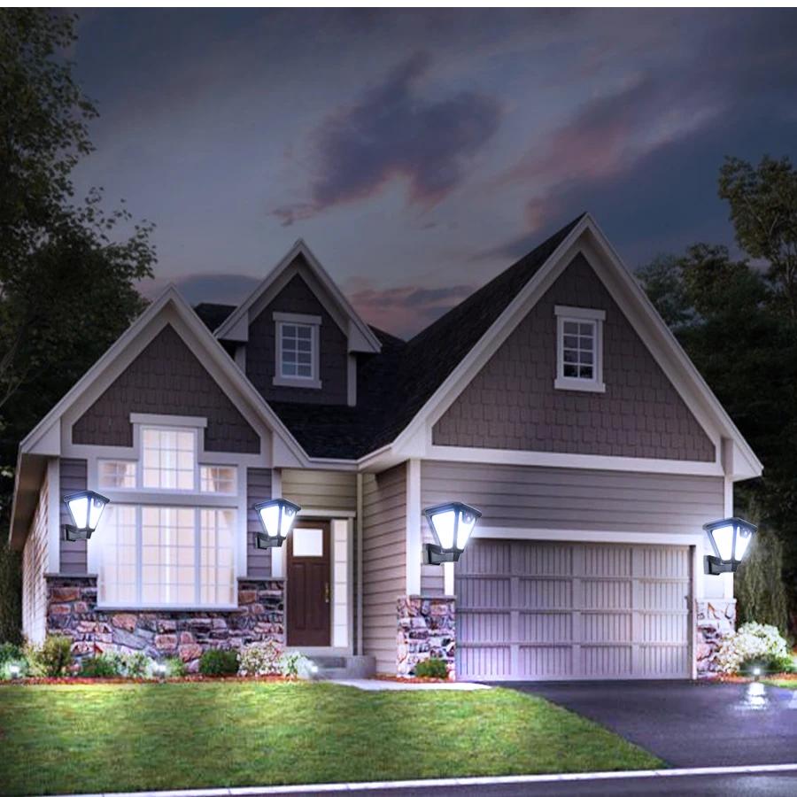 Solar Garden Light With Remote control 2 Install Ways Wall Lamp Waterproof Solar Ground Lights For Yard Patio Soil Lawn Lighting