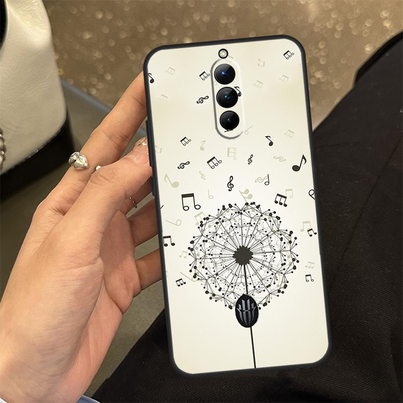 Minimalist Music Lover Case For ZTE Nubia RedMagic 6 7 6S 7S Pro 5G 6R RedMagic 10 Air 9 8 8S 9S 10S Pro Plus Cover