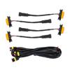 4pcs 12V Super Bright LED Grill Light Car Amber Light Waterproof Fit for Toyota Tacoma TRD Pro Grille Light with Harness WireGood product