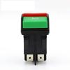 Mechanical Equipment Electric Push Button Switch Button On 1pc 125 / 250V 20 / 12A 5E4 AC (AC) HY52 IP54 Silver