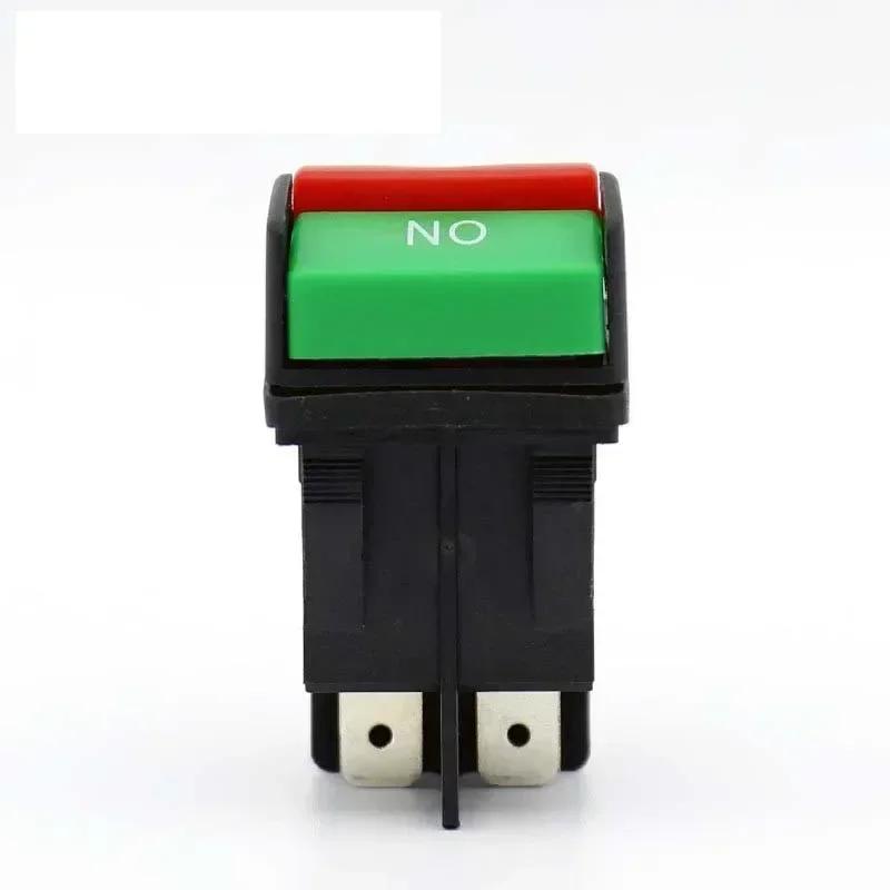 Mechanical Equipment Electric Push Button Switch Button On 1pc 125 / 250V 20 / 12A 5E4 AC (AC) HY52 IP54 Silver