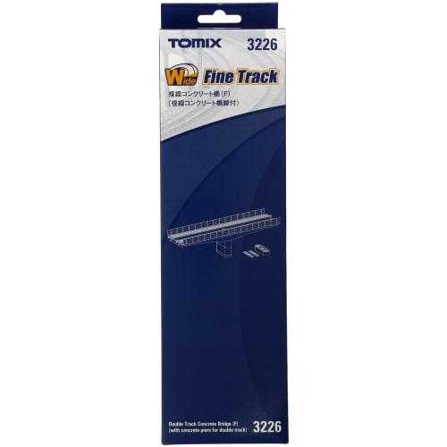 

TOMIX N Gauge Double Track Concrete Bridge F with Double Track Concrete Bridge 3226 Railway Model Supplies