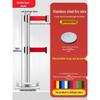 Outdoor Ret Retractable Barrier Stanchion with 5m Belt