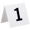 1 - 10 Table Numbering Table Number Easy To Clean Acrylic Table Tent Sign