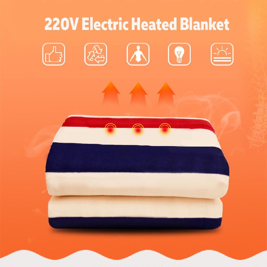 Double Body Warmer Bed Mattress Electric Heated Carpets Mat 150x180cm Automatic Electric Heating Thermostat Throw Blanket
