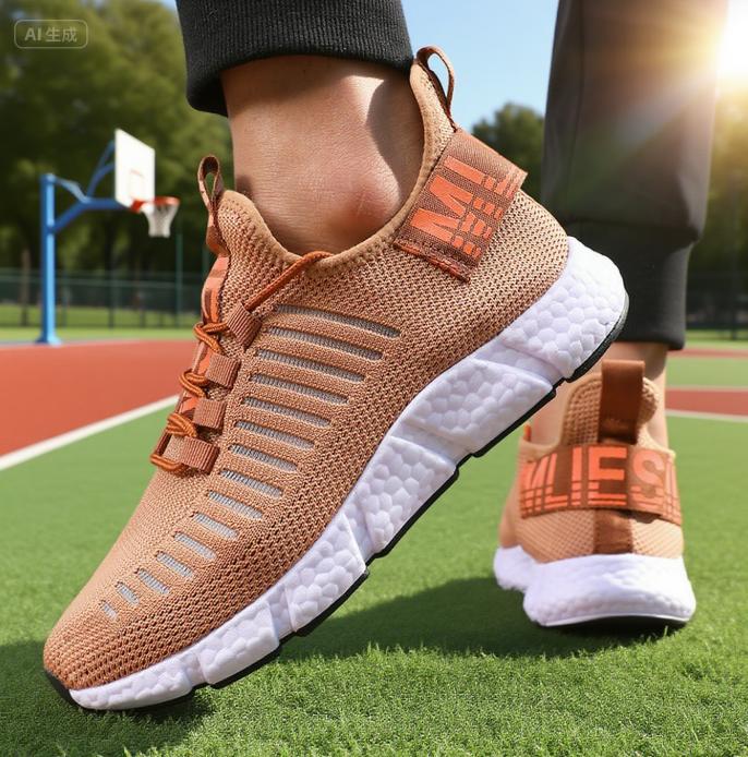 

Fashion Men s Shoes Breathable Mesh Upper Outdoor Casual Tennis Sneakers Non Slip Cushioned Insole Men s Comfort Running Shoes 38 хаки