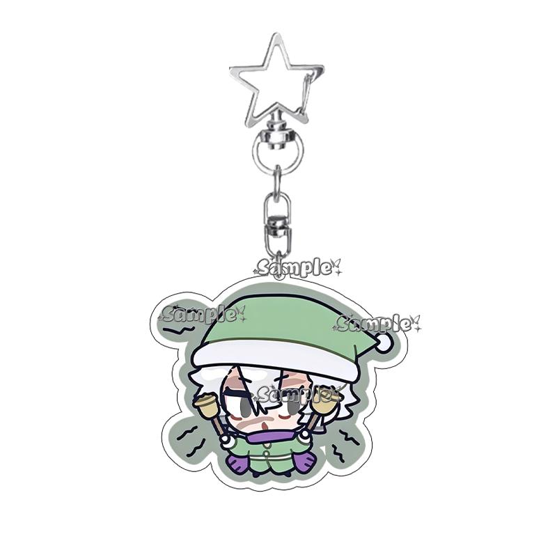 Double-sided Printing Anime Kochou Shinobu Tomioka Giyuu Tanjiro Kamado Nezuko Keychain Acrylic Pendant Charm Fans Gifts Jewelry