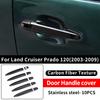 For Toyota Land Cruiser Prado 120 2003-2009 Styling Upgrade Decoration Accessories Lc120 FJ120 Chrome Door Handle 2008 2007 2006