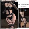 Domila Sexy Lingerie Suspender Straps Bondage Bundled Uniform Pure Desire Bow Seduction Onesie